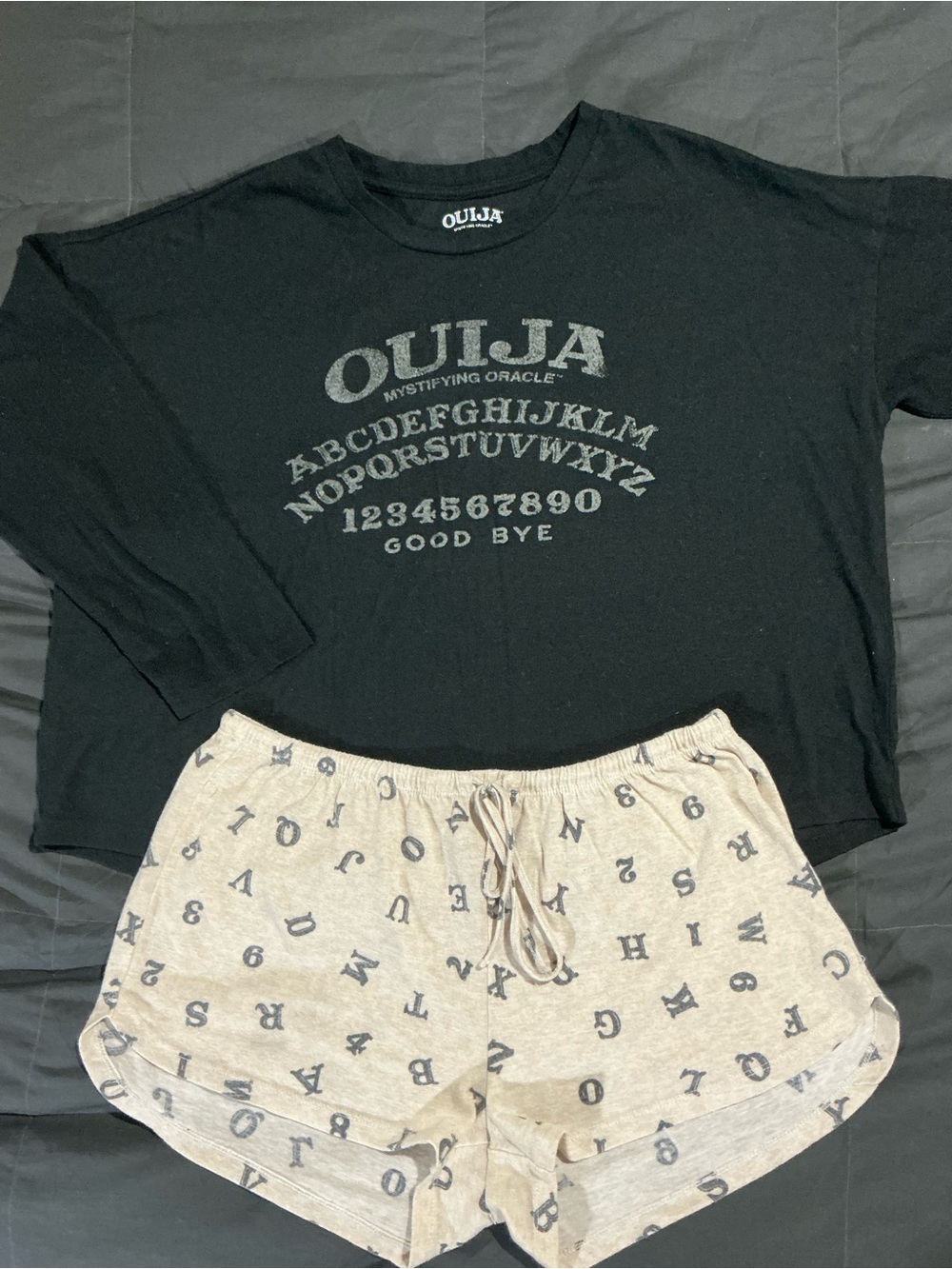 Ouija Pajama Shorts Set